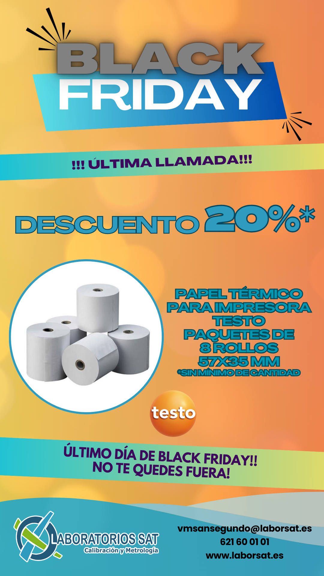 Black Friday en papel térmico